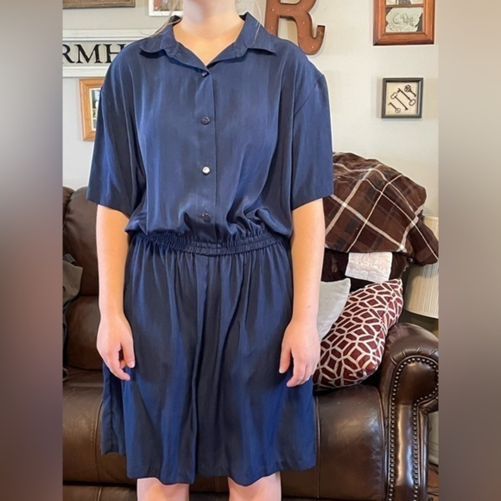 GRAVER STUDIO X-LARGE ROMPER‎ BLUE VINTAGE MADE IN USA